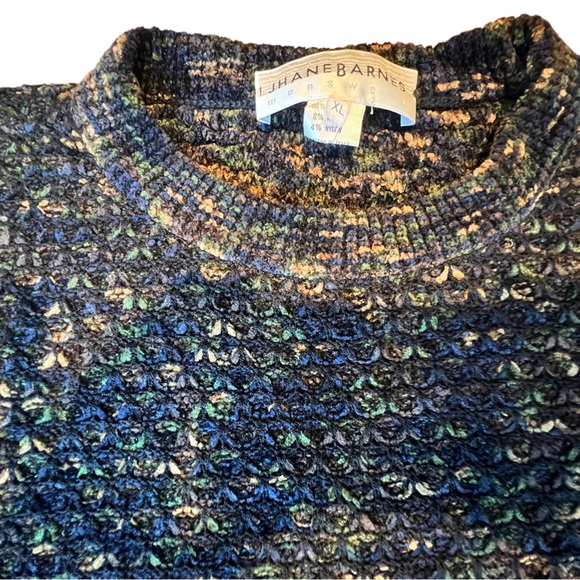 Vintage Jhane Barnes Knit Sweater 90s Y2K XLarge Multicolor - Picture 4 of 5
